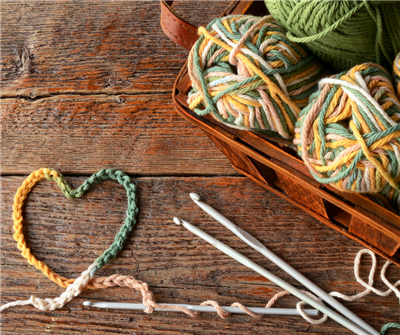 Crocheting Class Picture