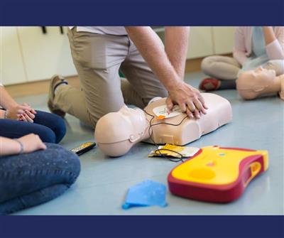 Heartsaver First Aid CPR AED Certification Class Picture